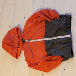 Boys light weight Orange and Gray Jacket